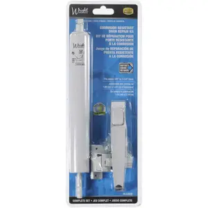 Wright's VLANWHT Lanai Door Repair Kit White Steel White