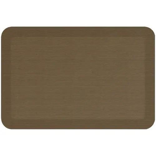 Anti Fatigue Mat 30" L X 20" W Khaki Polyurethane Foam Khaki