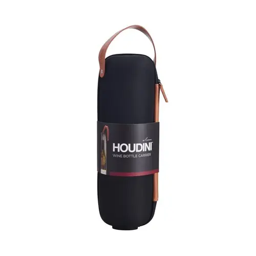 Wine Carrier 1 L Black Vinyl Black Wine Carrier 1 L Black Vinyl Black