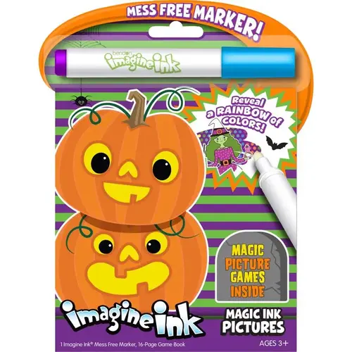 Magic Ink Pictures Halloween Pumpkins - pack of 12 Magic Ink Pictures Halloween Pumpkins - pack of 12