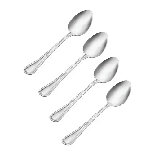 Dinner Spoon Set Silver Stainless Steel Flatware Silver Dinner Spoon Set Silver Stainless Steel Flatware Silver