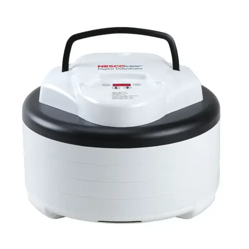 Digital Top Mounted Dehydrator White Speckled Gray 7.3 qt White