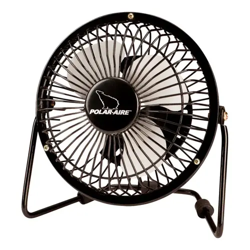 Personal Fan High Velocity 4" H 1 speed Black Personal Fan High Velocity 4" H 1 speed Black
