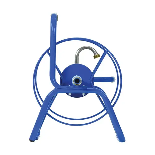 Hose Reel 75 ft. Blue Free Standing Blue Hose Reel 75 ft. Blue Free Standing Blue