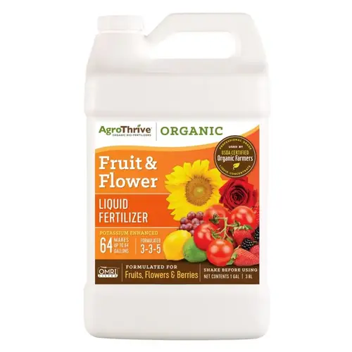 Fertilizer Organic Flowers/Fruits/Vegetables 3-3-5 1 gal - pack of 4 Fertilizer Organic Flowers/Fruits/Vegetables 3-3-5 1 gal - pack of 4