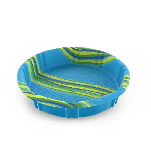 Wading Pool Econo 100 gal Round Plastic 12" H X 5 ft. D Multicolored Wading Pool Econo 100 gal Round Plastic 12" H X 5 ft. D Multicolored