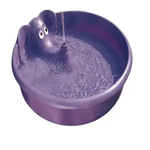 H2O 1014-ELEPUR-12 Wading Pool Elephant 100 gal Round Plastic 12" H X 5 ft. D Purple