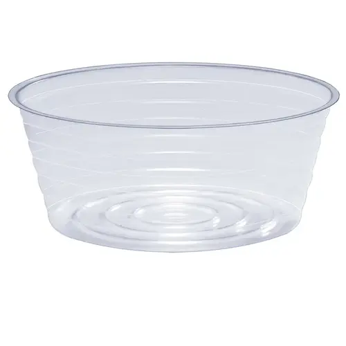Basket Liner Everspring 3.25" H X 8" D Plastic Clear Clear