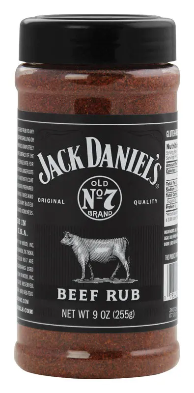 Jack Daniels 9 Oz. Barbecue Beef Rub Shake Spice 1761