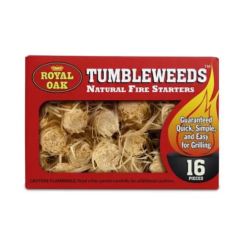 Red Box Tumbleweeds All Natural Odorless Fire Starter - pack of 16