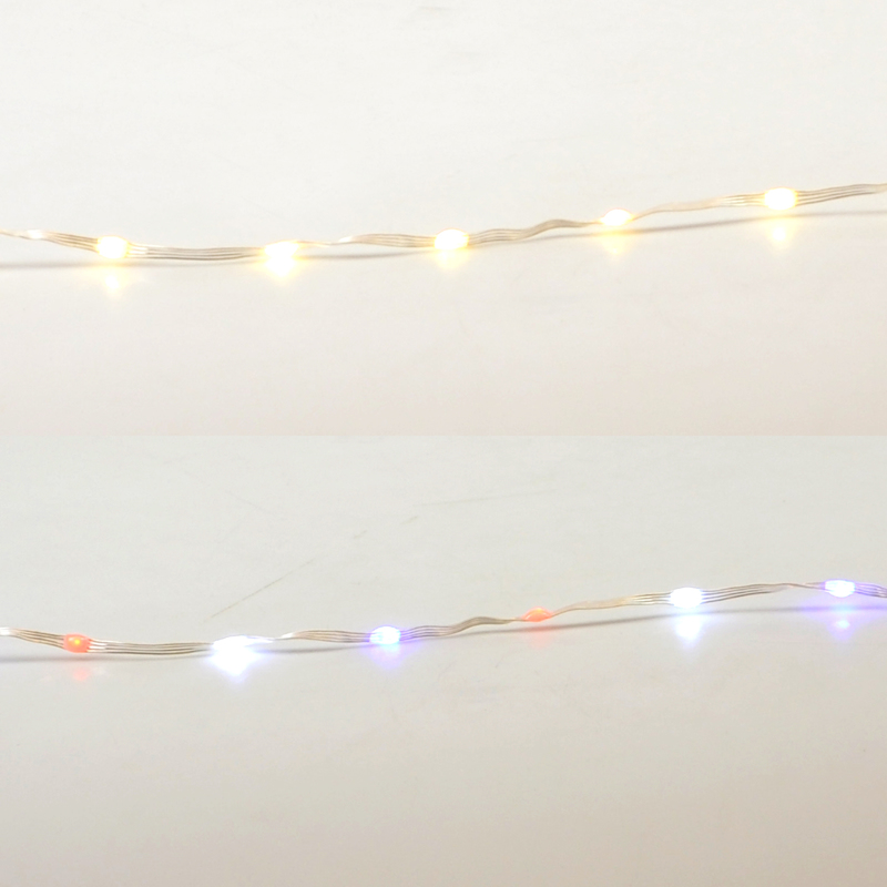 Living Accents RBO100WWPTA Light Set LED Ribbon Light Multicolored 16.6 ft. 100 lights
