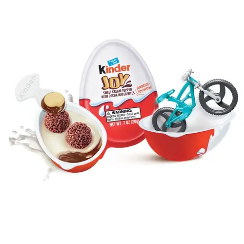 Candy w/Toy Kinder Joy Sweet Cream W/Cocoa Wafer Bites 0.7 oz Candy w/Toy Kinder Joy Sweet Cream W/Cocoa Wafer Bites 0.7 oz