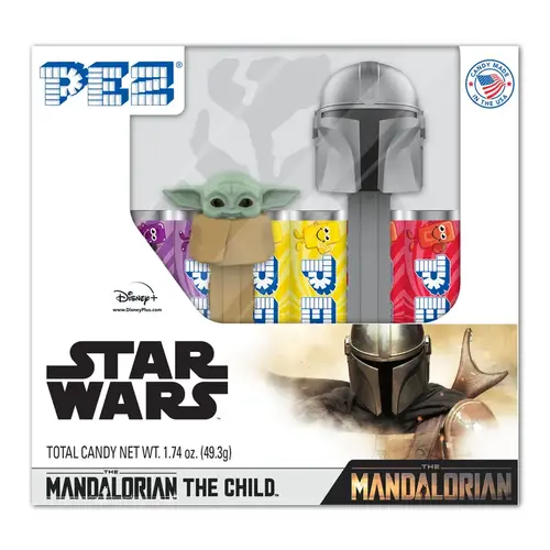Candy and Dispenser Star Wars Mandalorian Non Chocolate 1.74 o - 2 per pack x12 packs
