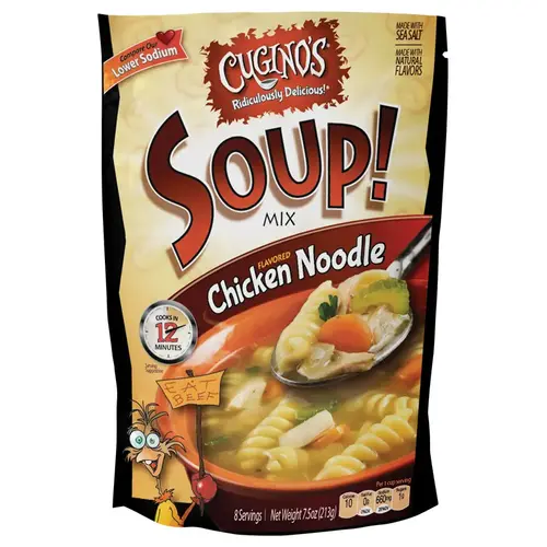 Dry Soup Mix Cugino's Chicken Noodle 7.5 oz Pouch