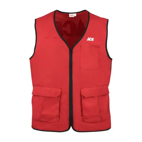 Vest No Snag XLT Men's Sleeveless V-Neck Red Red Vest No Snag XLT Men's Sleeveless V-Neck Red Red