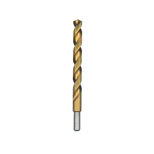 1/2" TITANIUM SP JOBBER 3/8 RED DRILL BIT (CARD