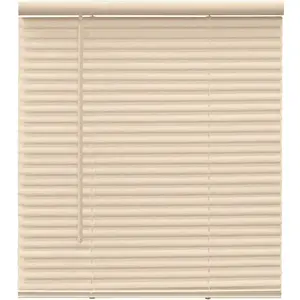 Champion 527262 TruTouch Alabaster Cordless Light Filtering Vinyl Mini Blinds with 1 in. Slats 23 in. W x 48 in. L