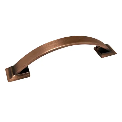 Candler Kitchen Cabinet Drawer Pull 3 3/4" Center to Center Brushed Copper Candler Kitchen Cabinet Drawer Pull 3 3/4" Center to Center Brushed Copper