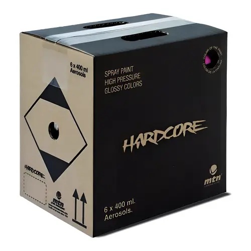Spray Paint Hardcore Gloss Matter Grey 11 oz Matter Grey