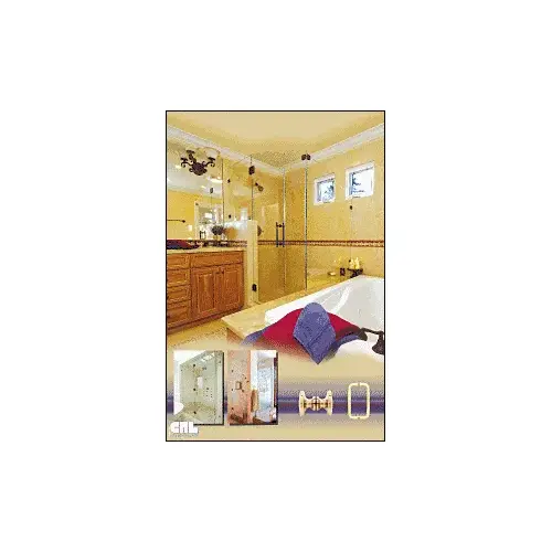 Decorative PosterRight Angle Frameless Shower Hardware