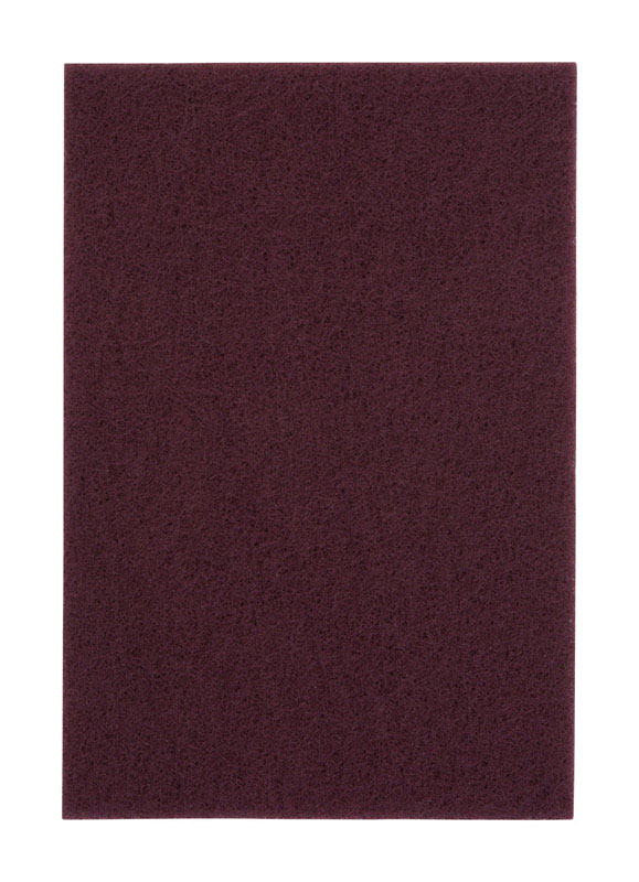 Norton 66261074700 Bear-Tex Hand Pad, General Purpose Plus, Aluminum Oxide, Maroon