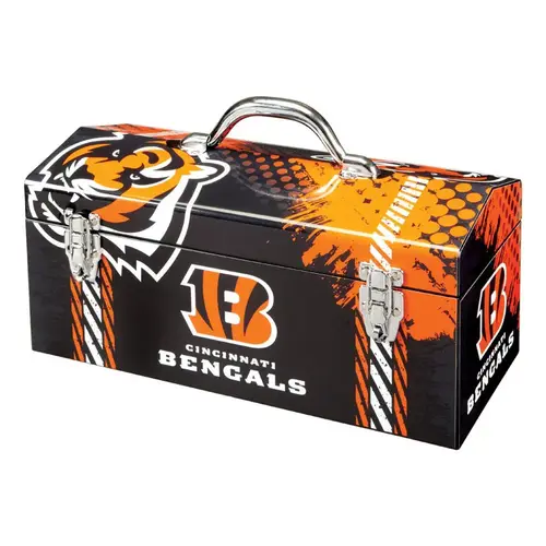 Art Deco Tool Box 16.25" Cincinnati Bengals Multicolored Multicolored Art Deco Tool Box 16.25" Cincinnati Bengals Multicolored Multicolored