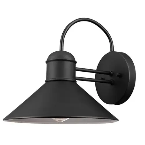 Wall Sconce Sebastien 1-Light Black Black Wall Sconce Sebastien 1-Light Black Black