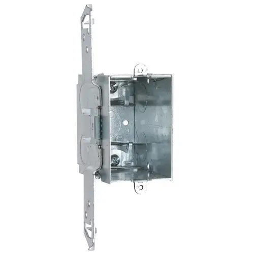 Junction Box 18 cu in Rectangle Metal 1 gang Gray Gray Junction Box 18 cu in Rectangle Metal 1 gang Gray Gray