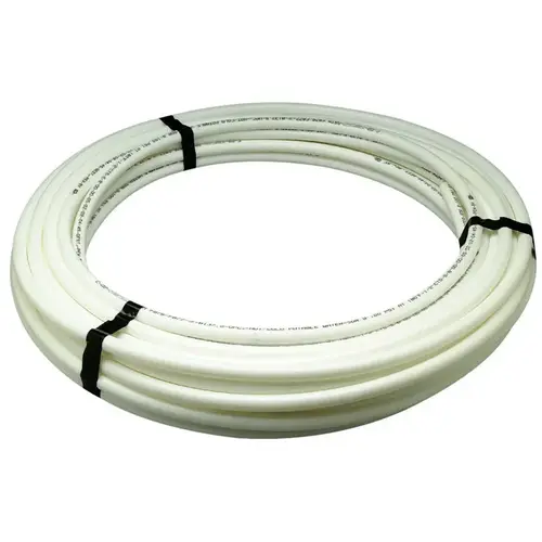 SAFEPEX Pro PEX-A Pipe Tubing, 1/2 in, 100 ft L White SAFEPEX Pro PEX-A Pipe Tubing, 1/2 in, 100 ft L White