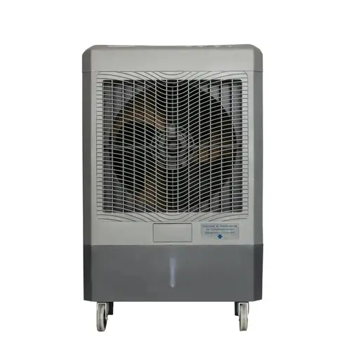 Evaporative Cooler 1600 sq ft Portable 5300 CFM Gray Evaporative Cooler 1600 sq ft Portable 5300 CFM Gray