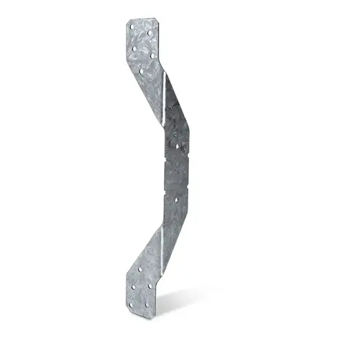 Hurricane Tie 10.44" H X 1.53" W 18 Ga. Steel Hurricane Tie 10.44" H X 1.53" W 18 Ga. Steel