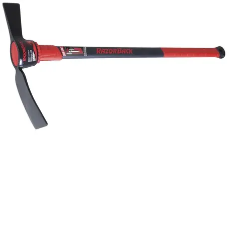 Pick Mattock 2.5 lb Fiberglass Handle Red Pick Mattock 2.5 lb Fiberglass Handle Red