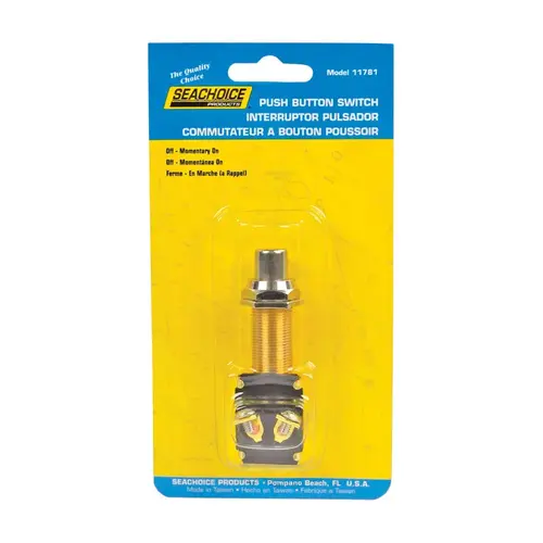Push Button Starter/Horn Switch Brass
