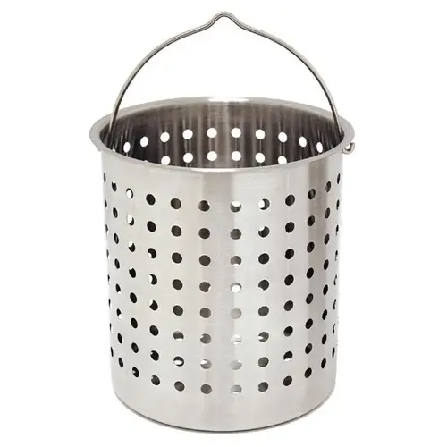 Fryer Basket, Aluminum, For: 30 qt Turkey Fryer Polished