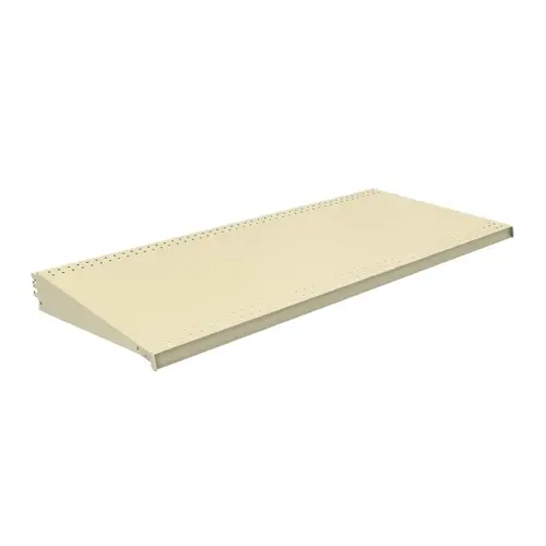 DL Style Shelf 1" H X 48" W X 22" L Powder Coated Platinum Powder Coated DL Style Shelf 1" H X 48" W X 22" L Powder Coated Platinum Powder Coated