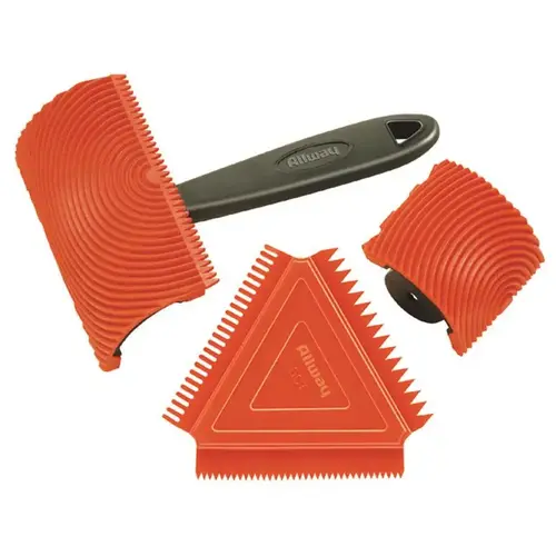 Wood Graining Set Orange Plastic Orange