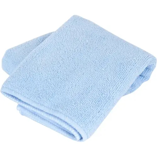 Grout Cleaning Cloth 11" W X 18" L Microfiber Blue Pair