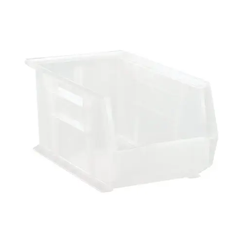 Storage Bin 8-1/4" W X 7" H Plastic 1 compartments Clear Clear