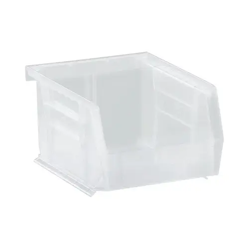 Storage Bin 4-1/8" W X 3" H Plastic 1 compartments Clear Clear