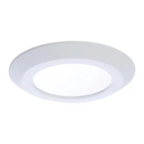 Dimmable Recessed Downlight Matte White 6" W Aluminum LED 8.6 W Matte