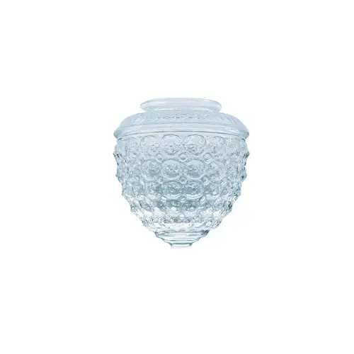 Lamp Shade Acorn Clear Glass Clear - pack of 6 Lamp Shade Acorn Clear Glass Clear - pack of 6
