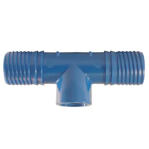 Tee Blue Twister 1" Insert in to X 1" D Insert Polypropylene