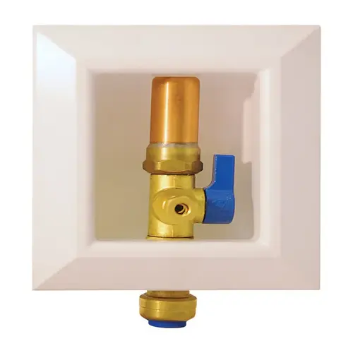 Outlet Box with Hammer Arrestor 1/2" D Ice Maker