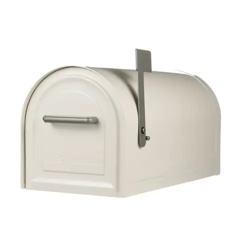 Mailbox Gibraltar es Reliant Contemporary Galvanized Steel Post Mount White Powder Coated Mailbox Gibraltar es Reliant Contemporary Galvanized Steel Post Mount White Powder Coated