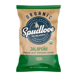 SpudLove 904-XCP9 Potato Chips Jalapeno 5 oz Bagged - pack of 9