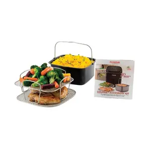NuWave 37223 Air Fryer Accessory Kit Brio Assorted 6 qt Assorted