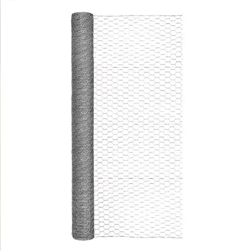 Poultry Netting 48" H X 50 ft. L 20 Ga. Silver Silver