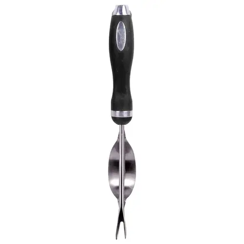 Weeder Stainless Steel Poly Handle Black/Silver Weeder Stainless Steel Poly Handle Black/Silver