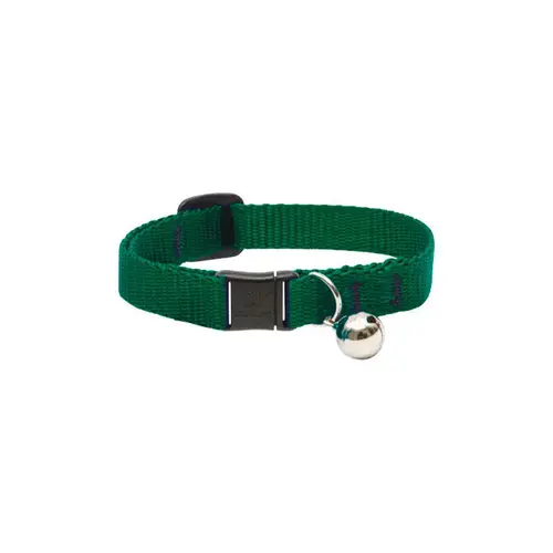 Collar Basic Solids Green Green Nylon Cat Green