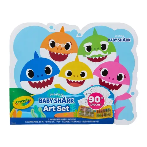 Art Set Baby Shark 90 pc